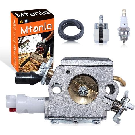 Kit de réglage du carburateur pour tronçonneuse Husqvarna 340 350 353 345 346 357 357Xp 359 359Xp 503 28 18 12, 503281812, 503283208, 503 28 32 08 Remplacer le carburateur pour Zama C1Q EL18B (1/5)