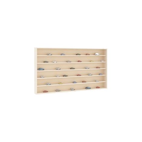 Vitrine murale avec 6 étagères 80x8,5x55 (1/5)