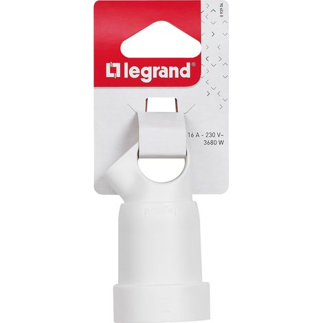 Legrand 093904 Fiche femelle 16A 230V 3680W 2P+T avec anneau plastique (1/2)