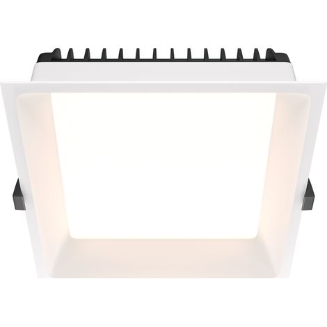 Maytoni Okno spot-encastré LED carré 24W 3000K blanc (1/5)