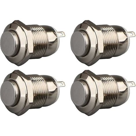 CREA 4 Momentary Push Button Waterproof Stainless Steel Pushbutton Switches