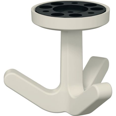 Crochet triple Ser.477 mat, élastique 99 blanc pur H.69mm D.51mm (1/5)