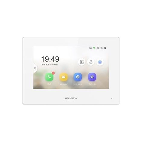 Monitor Interno 7 Pollici Videocitofono 2 Fili controllo mobile tramite APP Hik-Connect