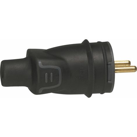 Prise mâle 16A 2P+T IP44