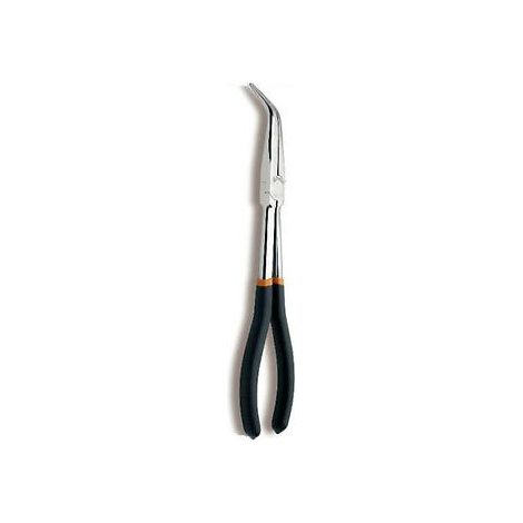 PINZA EXTRA LUNGA PER MECCANICI BECCHI CURVI 45 GRADI