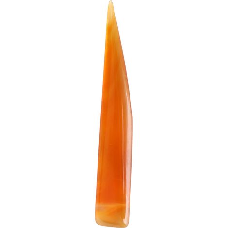 Outil de polissage professionnel en agate pour bijoux, polisseuse à couteau pour l'or et l'argent, longueur 10 cm (1/5)