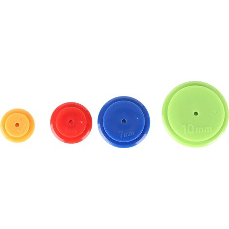 4pcs Tracing Wheels DIY Colorful Plastic Round Seam Admission Marker Set for Quilting Sewing Space Stitching Craft (1/5)