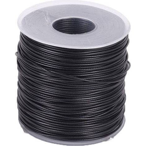 1mm 7x7 Câble en Acier Inoxydable, 100m Câble Métallique en Acier Enduit Fil de Suspension en Acier pour la Décoration Intérieure Extérieure Suspendue (Couleur de la Bobine Aléatoire) (1/5)
