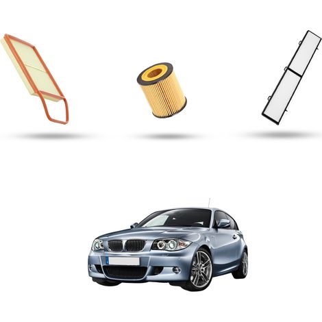 Kit Tagliando 3 filtri compatibile con Bmw Serie 1 (E81,E82,E87,E88) 135i 240kw dal 2007 (1/5)