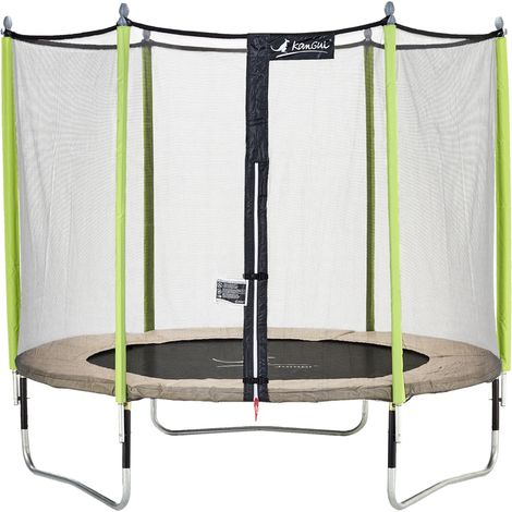 Trampoline KANGUI - JUMPI Ø 300‑305 cm – Enfant – Rebond Optimal – Filet – Garantie 5 ans (1/4)