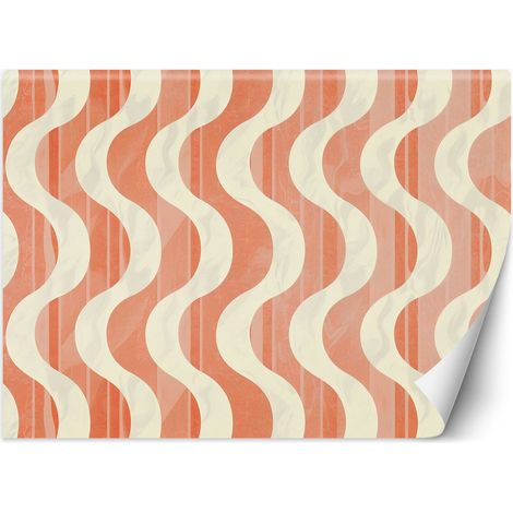 Papier peint Vagues abstraites rétro 250x175 (1/5)