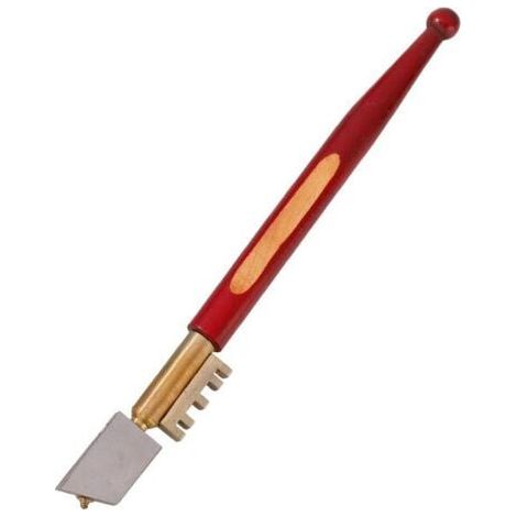 Professionnel Diamant Antislip Manche en Bois Huile Alimentation en Verre Outils de Coupe (1/3)