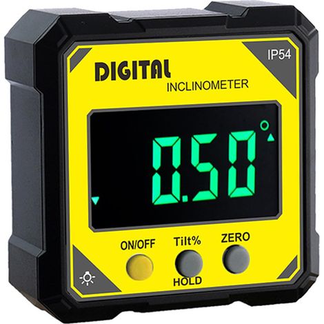 Hochpräzise digitale Winkelmessgeräte mit LCD-Display, IP54, wasserdicht, für Bau- und Holzbearbeitungsreparatur, Winkelkalibrierungswerkzeug
