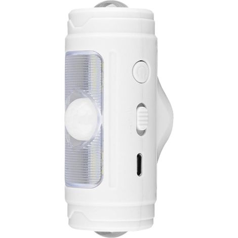 Lampe de mouvement rechargeable,Lumière LED magnétique réglable pour la nuit - Éclairage de Sécurité Intérieur,pour salle de bain, cuisine, couloir, escalier, garage, (1/5)