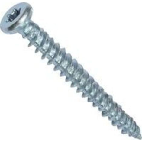 Paquete de 100 tornillos de anclaje directo para hormigón Ø7,5x62 mm, cabeza cónica avellanada - Star Drive T30 - Fijación directa sin tacos - Dyk-Alovez (1/2)