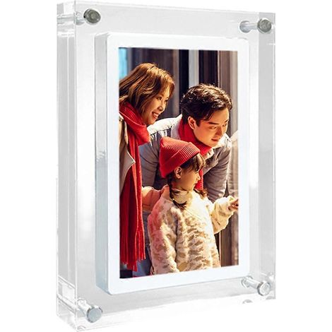 Digitaler Bilderrahmen mit 5-Zoll-Touchscreen, WLAN und 32 GB USB-Speicher