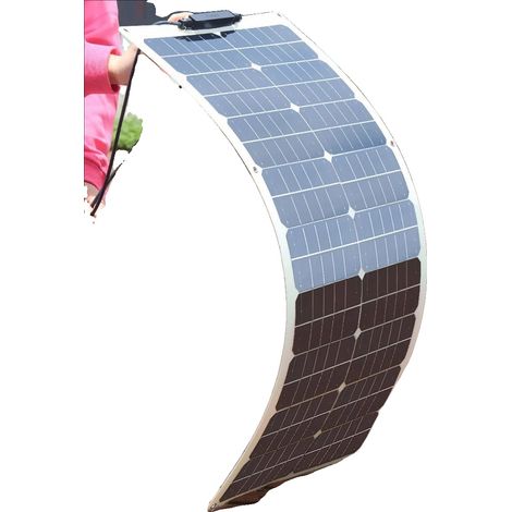 Panel solar, diseño flexible, alta eficiencia, PET flexible de 80 W.