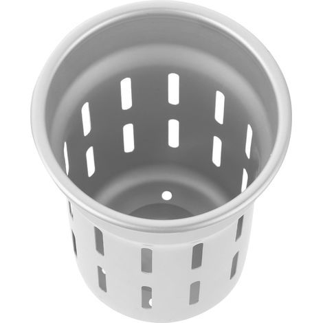 Ceramic Toilet Brush Holder with Nonslip Base Bathroom Brush Storage Cup (1/4)