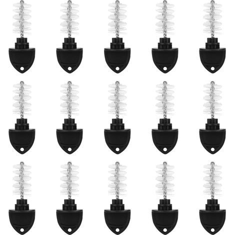 Set of 15 nylon beer tap cleaning brushes for home brewing accessories - AquaForge (1/5)