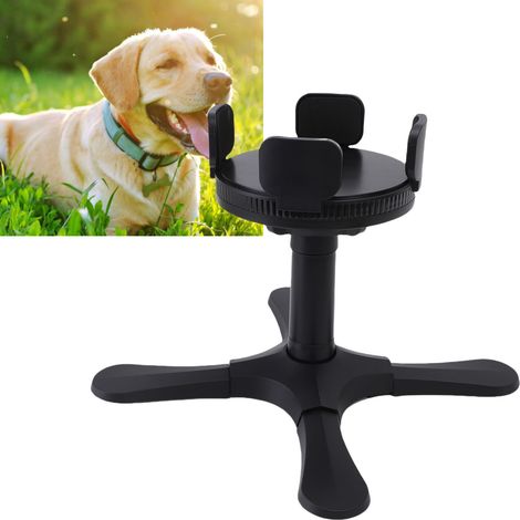 Erhöhter Hundenapfständer – ABS-Napfständer mit rutschfestem und kippsicherem Boden, höhenverstellbar (3 Positionen: 14 cm, 24 cm, 33,5 cm) für einen sauberen Fressbereich (1/5)