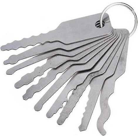 ZHOUBA Kit de crochetage de serrures double face pour ouvre-voiture, outil de serrurier automobile (1/5)