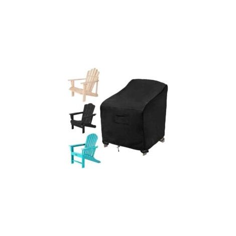 Coperture per sedie da giardino, coperture protettive per sedie, coperture per poltrone da giardino per esterni, coperture per sedie in tessuto Oxford 2100D, impermeabili, antivento e antigelo - Crezu