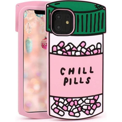 iPhone-Hülle – Weiches, stoßfestes Silikon – 3D-Kapselform – Rundumschutz – Kompatibel mit ausgewählten iPhone-Modellen – 1 Stück (1/5)