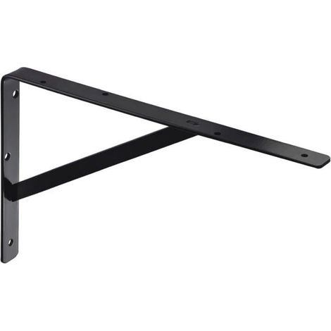 Support de fixation robuste 1 pièce Acier noir résistant Capacité de charge : 300 kg Pour garage et atelier (1/5)