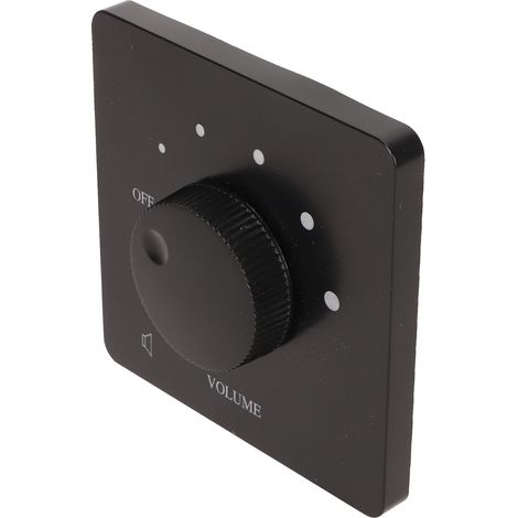 Contrôleur de volume 50W, sécurité professionnelle, 5 vitesses, bouton de réglage pour enceintes domestiques, couleur noire. (1/5)