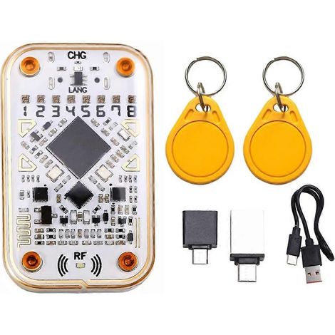 Lecteur de puces RFID Chameleon Ultra + émulateur de carte à puce porte-clés CUID 2X125K 13,56 MHz, outil de décodage NFC (1/5)