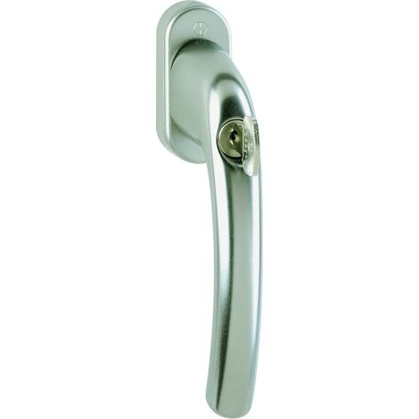 HOPPE® Fenstergriff absperrbar Tôkyô 0710S/U26, mit Schrauben, Aluminium, 8157943 (1/2)