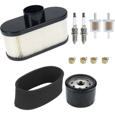 11013-0752 11013-7047 Luftfilter mit Vorfilter, Ersatz für Kawasaki FR651V FR730V FR691V FS691V FS481V FS541V FS600V 4-Takt-Motoren, mit Ölfilter, Kraftstofffilter