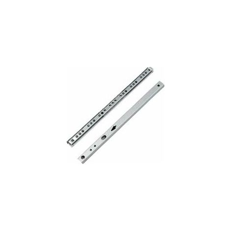 RHG Coulisse Tiroir 1 paire Glissières pour Tiroirs en Métal à Roulement à Billes Coulisses à Bille Rails de Tiroirs à Coulisse Glissières à Roulement à Billes pour Tiroir de Meubles 246x17x10mm (1/4)