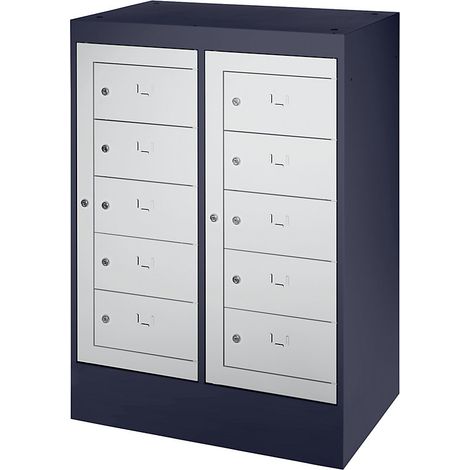 Certeo, Armoire pour ordinateurs portables, 10 casiers, h x l (1/4)