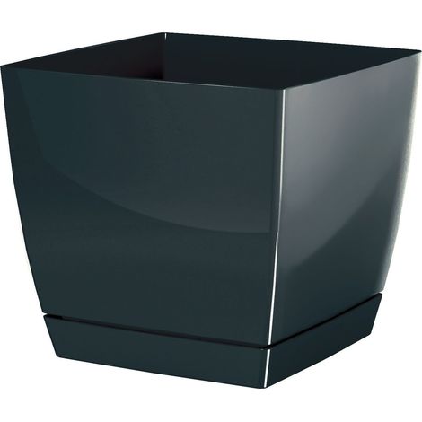 Vaso da fiori COUBI DUKP210 con sottovaso  Grafite