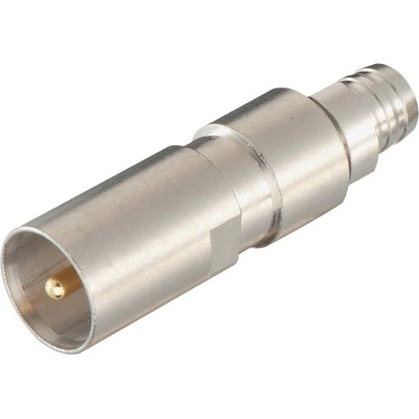 HARTING Han Coax ETCS Kontakteinsatz Stift 1 Kontakt mit Schirmung und Crimpflansch 50 Ohm zur Montage im 3A Gehäuse Han E Kontakte gold bitte extra bestellen - 1 Stück