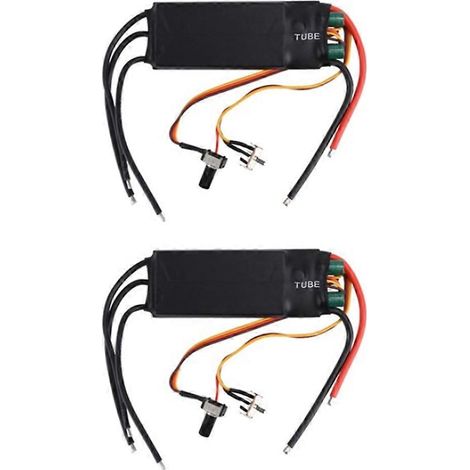Satz mit 2 Drehzahlreglern für dreiphasige BLDC-Motoren 6-24 V 1000 W (bürstenlos, mit Hall-Zellen). (1/5)