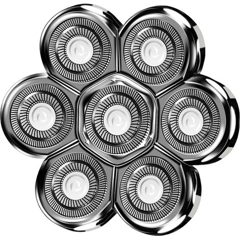 Tête de rasage professionnelle 7D — Remplacement doré pour rasoirs homme chauves (Marron, Bronze, Jaune) Compatible SHPAVVER (1/3)