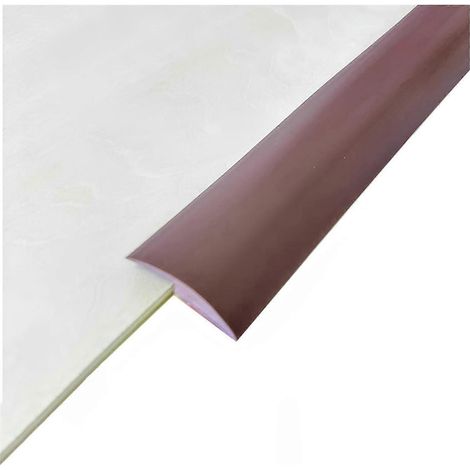 Bande de transition auto-adhésive pour sols stratifiés, profilé de finition en PVC imperméable et résistant aux rayures pour seuils de porte (1/5)