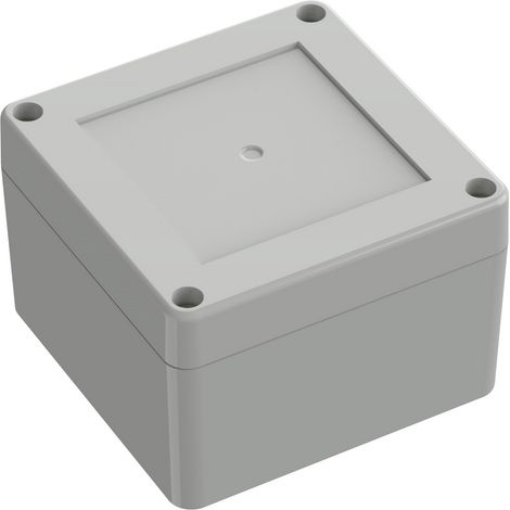TRU COMPONENTS 6U07090906017 TC-13865064 Industrie-Gehäuse 90 x 90 x 60 ABS Lichtgrau 1 St. (1/2)