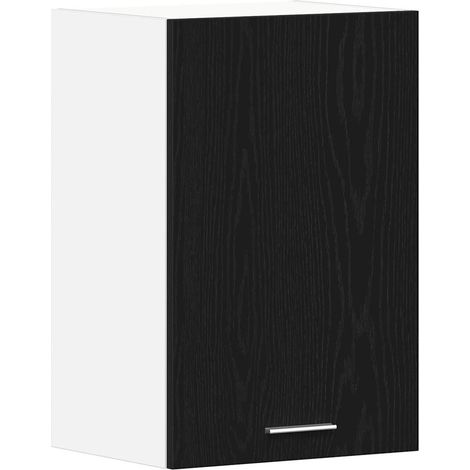 Hanging Cabinet Black Oak 40x31x60 cm Engineered Wood vidaXL (1/5)