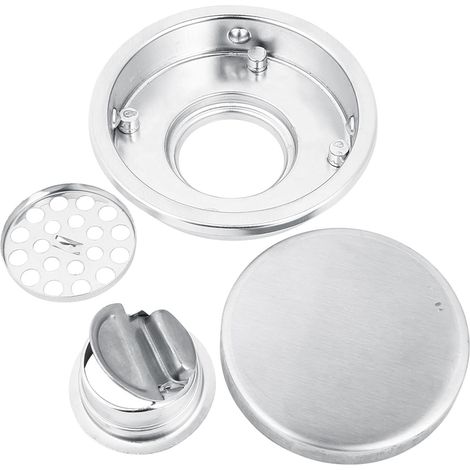 Siphon sol rond anti-odeur – acier inoxydable – cuisine / salle bain / balcon – maison