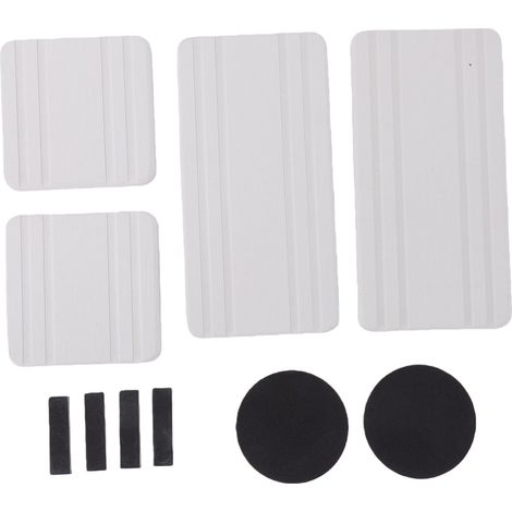 Lot de 4 plateaux égouttoirs en pierre pour lavabo, bac absorbant l'eau, porte-savon en diatomite, porte-éponge, blanc. (1/5)
