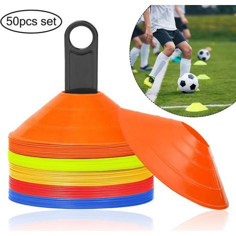 Panneaux de marquage pour sports - - 50 pièces - Multisport - 5 couleurs (1/4)