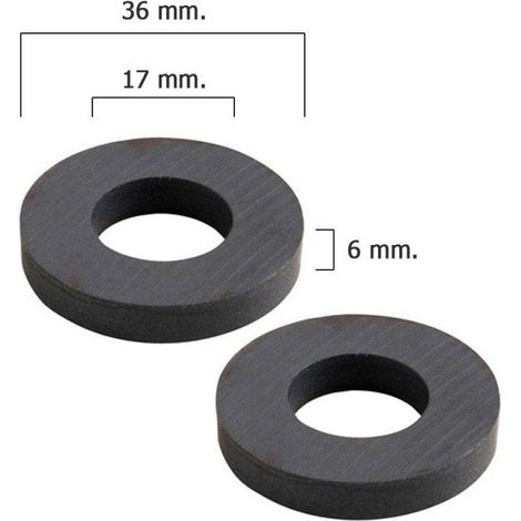Iman Wolfpack Ferrita Aro Ø 36x17x6 mm. (Blister 2 Piezas)