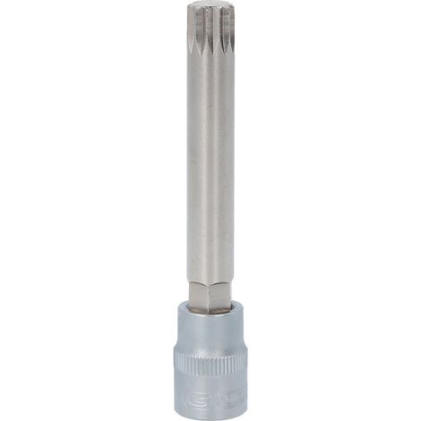 KS-Tools 917.3909 3/8'' Bit-Stecknuss XZN, M12, 100 mm (1/5)