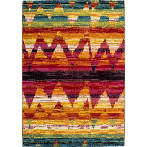 Tappeto a pelo corto Caribbean multicolor 160x230 cm (1/4)