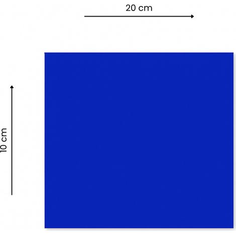 Plaque Plexiglas Bleu PMMA 3 mm – Verre Acrylique – 100x200 mm – Résistante et Découpable (1/5)