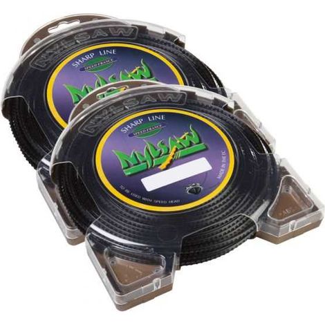 2 blisters fil nylon cranté  Nylsaw 4 mm x 21 m (1/5)