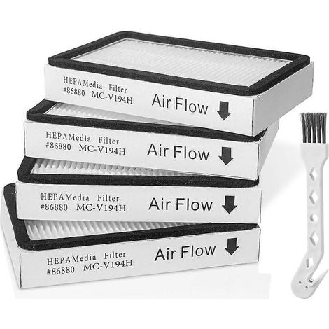 5er-Pack HEPA-Filter für Kenmore EF-2 Staubsauger 86880. Entspricht Ersatzteil 20-86880 (86880), 40320, EF2, 610445